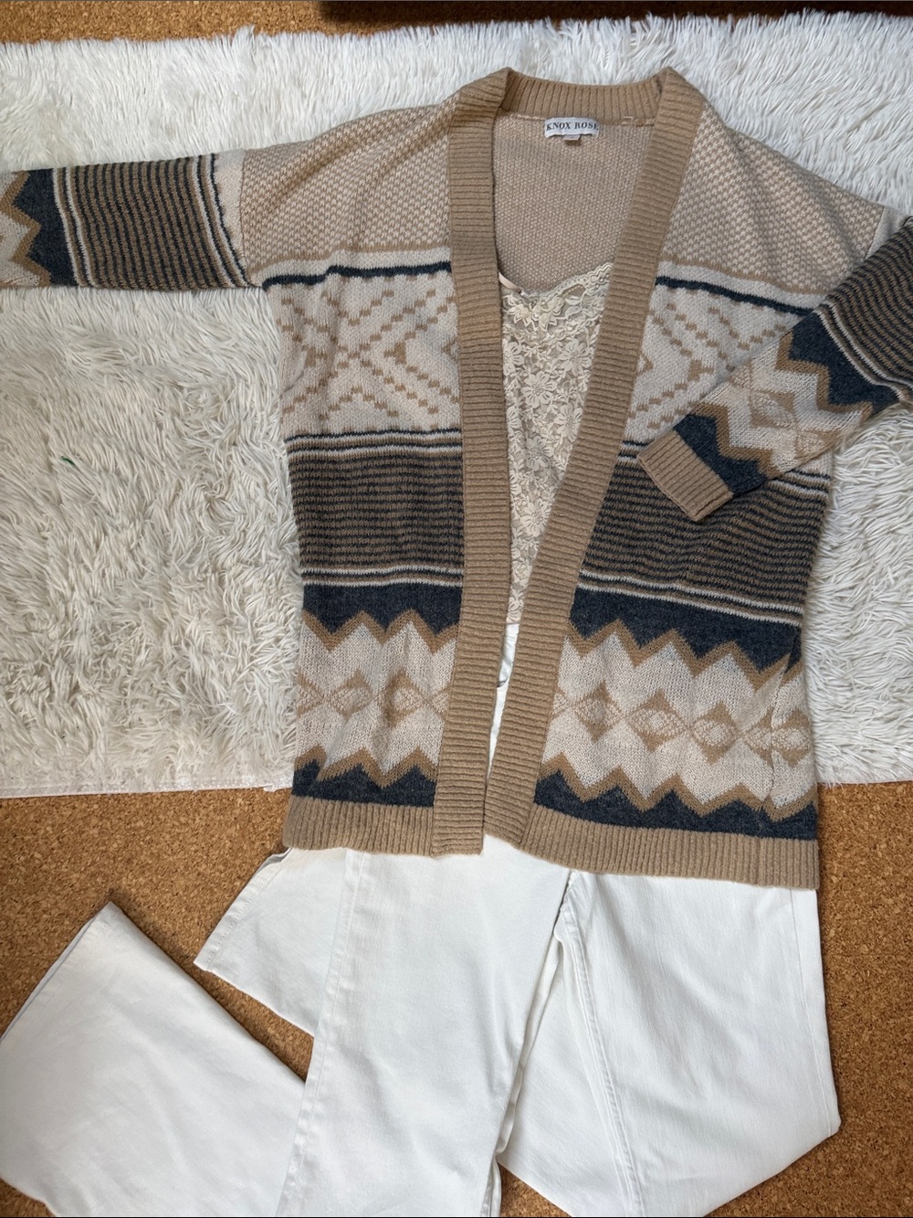 Cozy open cardigan